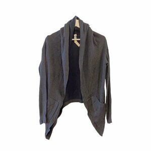 Lululemon open Cardigan Sweater Gray Cashmere 6